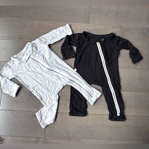 BUNDLE-Posh Peanut Black & White Baby Onesie
